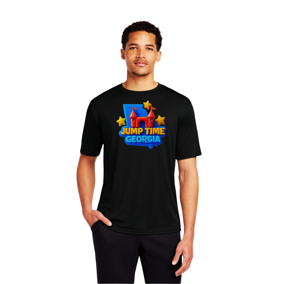 Custom Crew Performance Tee 10-Pack (Full Chest & Back Print)