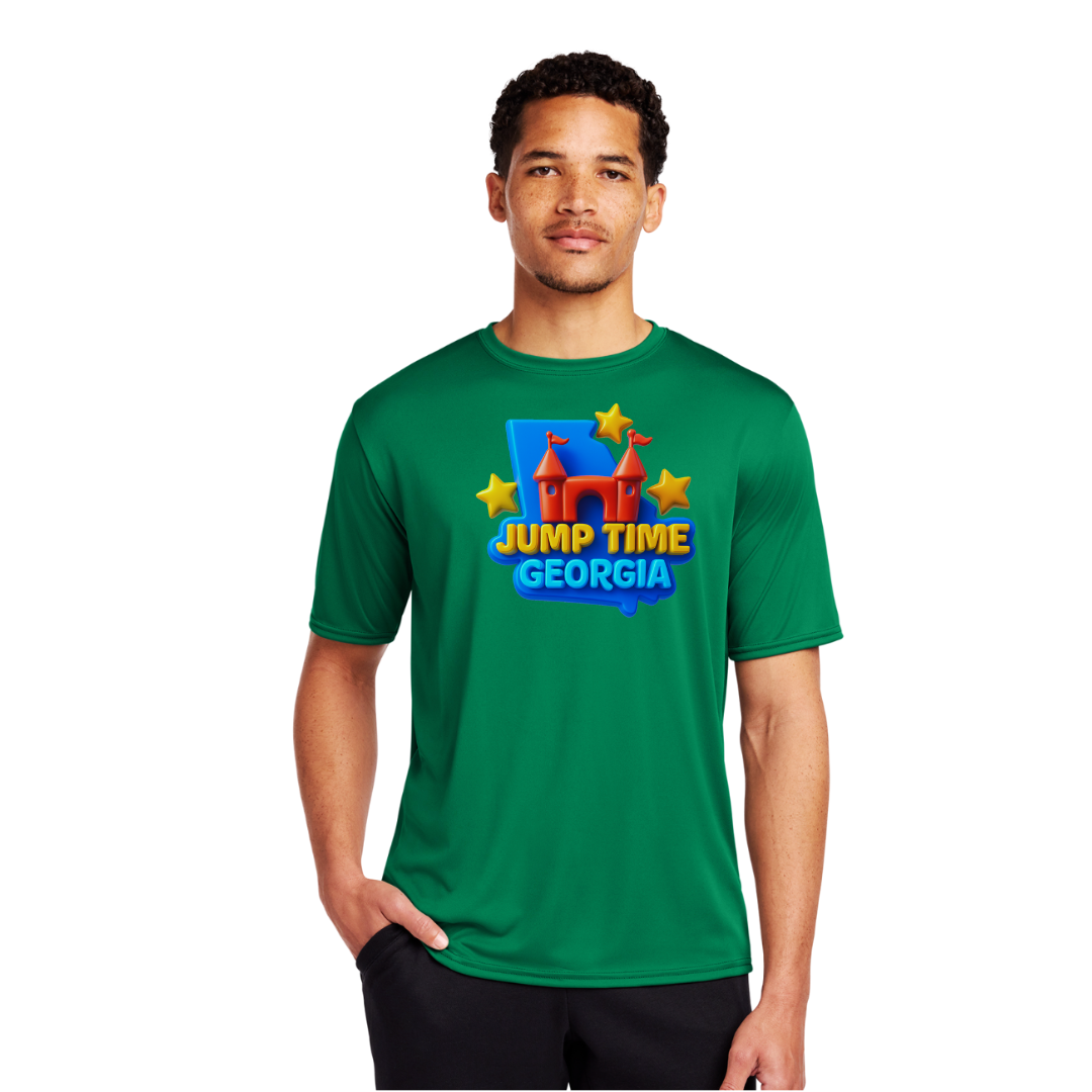Custom Crew Performance Tee 10-Pack (Full Chest & Back Print)