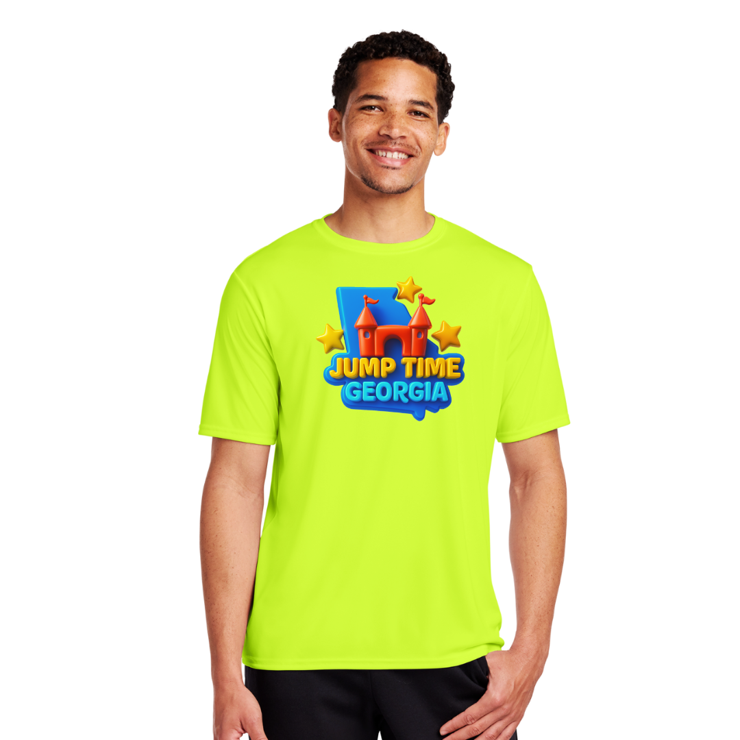 Custom Crew Performance Tee 10-Pack (Full Chest & Back Print)