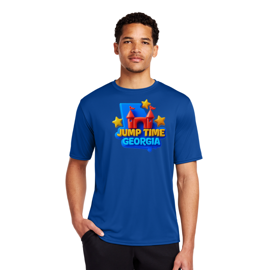 Custom Crew Performance Tee 10-Pack (Full Chest & Back Print)